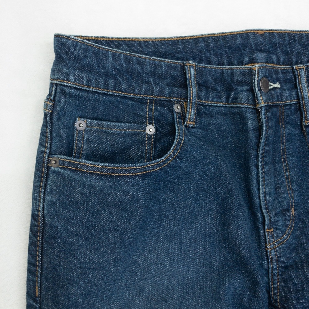Bonobos Jeans Mens Size 32/32 Blue Slim Taper Dark Stretch Factory Sample New - Picture 4 of 16